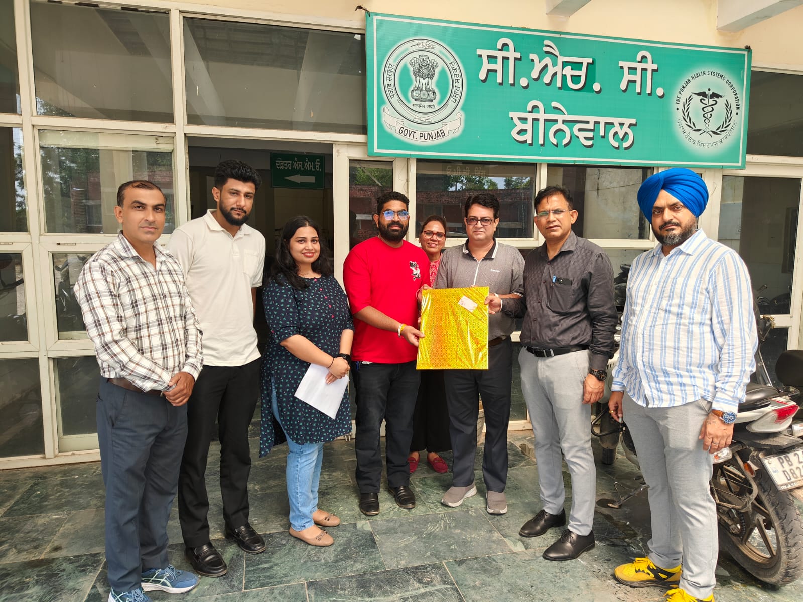 Dr. Nirmal Kumar (Medical Specialist) took over as Senior Medical Officer at CHC Binewal.